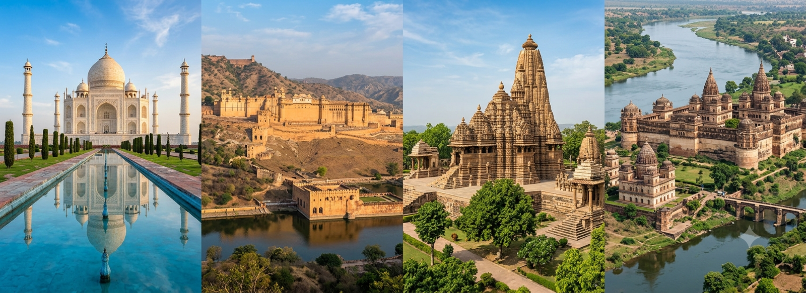 golden triangle with Khajuraho and orchha