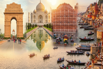 golden triangle with varanasi