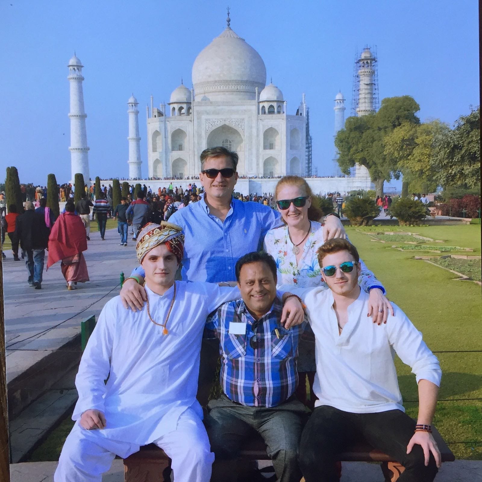 Same-day Taj Mahal tour by superfast train