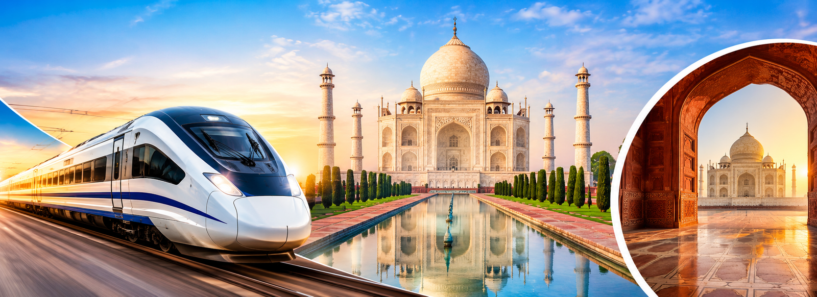 Same Day Agra Tour by Super Fast Train