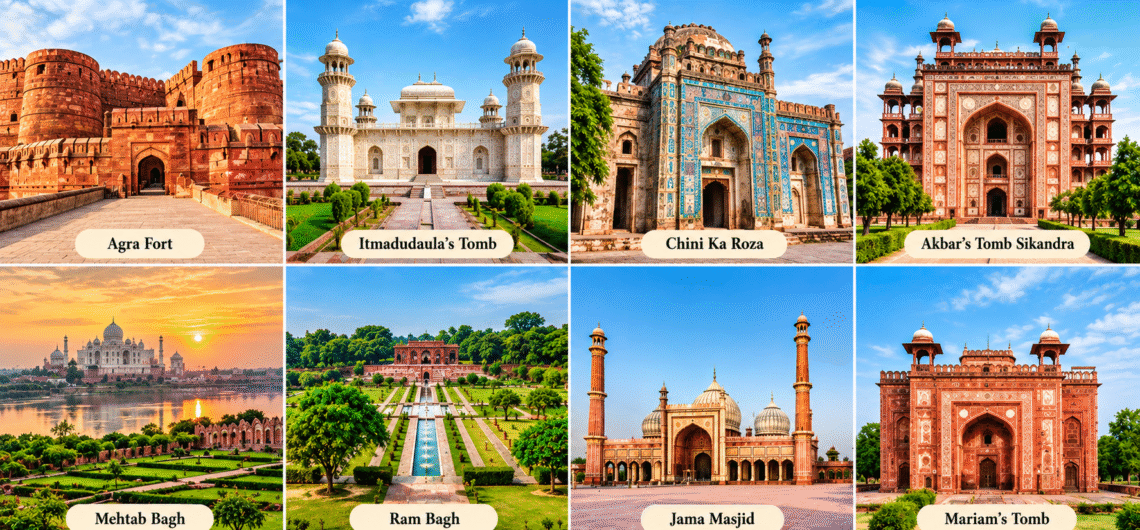 Famous Monuments in Agra Beyond the Taj Mahal