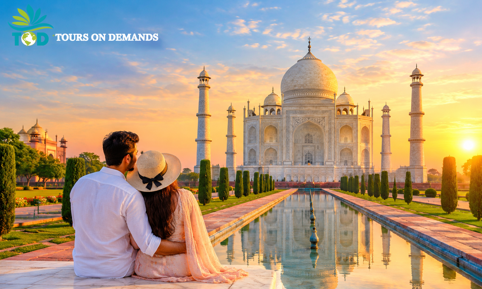Romantic Taj Mahal Sunrise Getaway Taj Mahal Tour for Honeymoon Couples