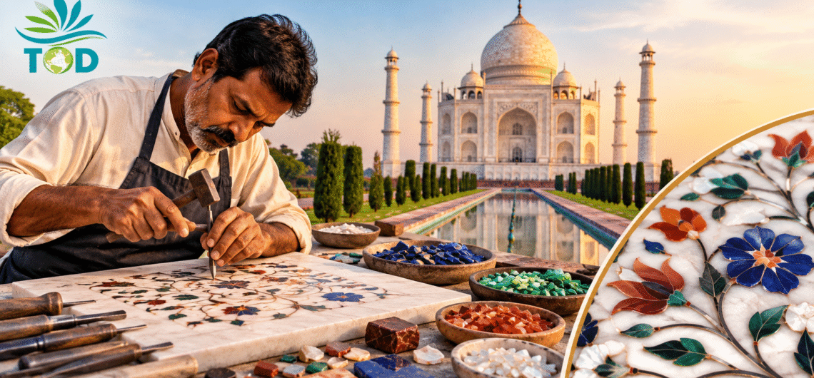 Marble Inlay Work and Pietra Dura of Agra: The Artisans Behind the Taj Mahal