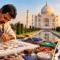 Marble Inlay Work and Pietra Dura of Agra: The Artisans Behind the Taj Mahal